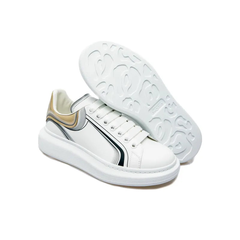 ALEXANDER MCQUEEN OVERSIZED SNEAKER 'WHITE SILVER'